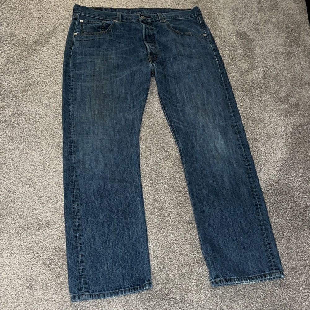 Levi’s Levi Strauss 5 Pocket denim button fly 501 retro mens jeans 38 x 30(29)